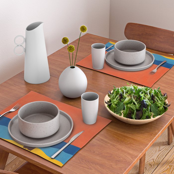 LANDSHAPES - Beach - sunset Placemat Gallery Image 2