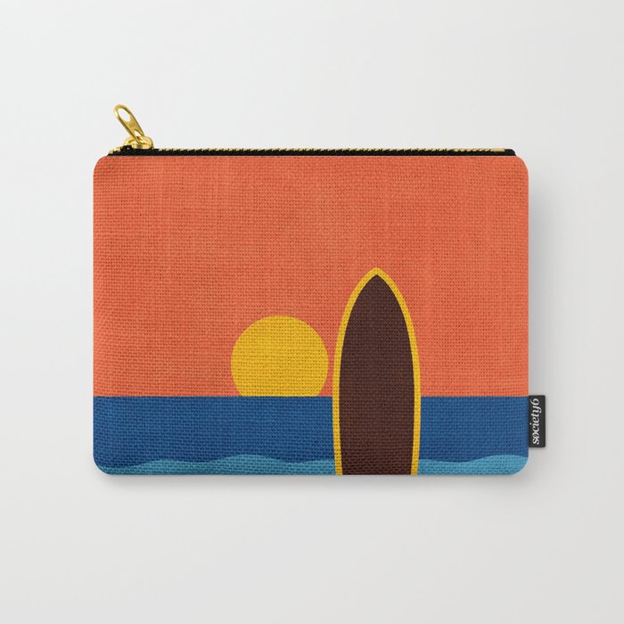 LANDSHAPES - Beach - sunset Carry All Pouch Gallery Image 1