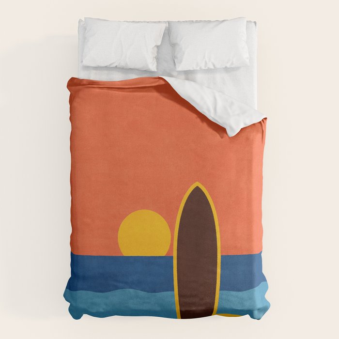 LANDSHAPES - Beach - sunset Duvet Cover Gallery Image 1