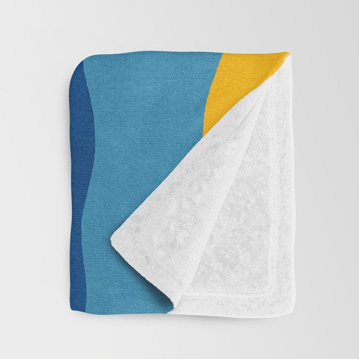 LANDSHAPES - Beach - sunset Throw Blanket Gallery Image 3