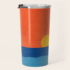 LANDSHAPES - Beach - sunset Travel Mug Gallery Image 3
