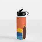 LANDSHAPES - Beach - sunset Water Bottle Gallery Image 1
