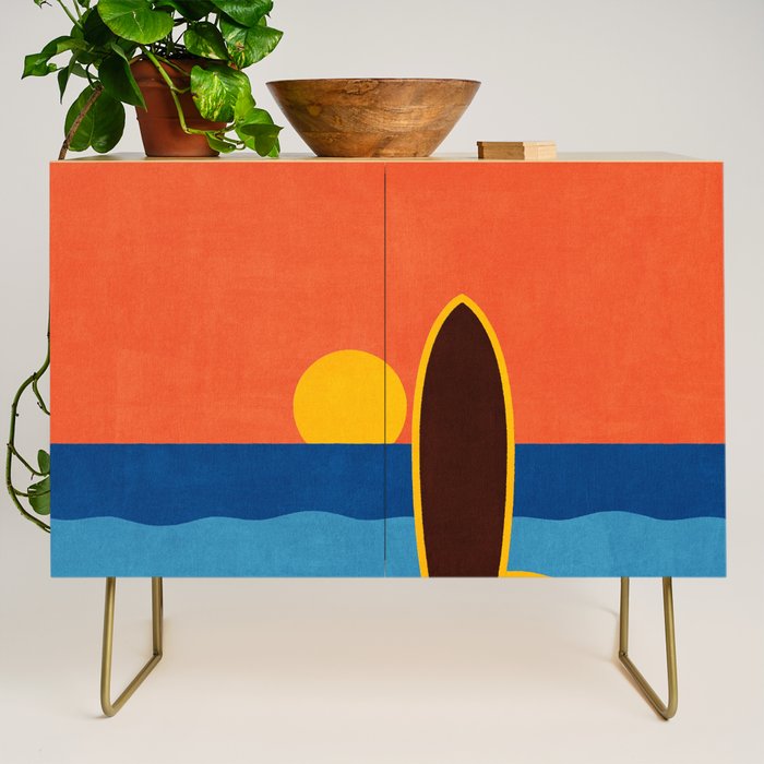 LANDSHAPES - Beach - sunset Credenza Gallery Image 1
