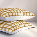 Spring Cottage Gingham - Vintage Yellow Pillow Sham Gallery Image 3