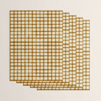 Spring Cottage Gingham - Vintage Yellow Wrapping Paper Gallery Image 3