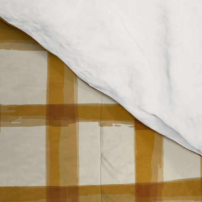 Spring Cottage Gingham - Vintage Yellow Comforter Gallery Image 4