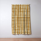 Spring Cottage Gingham - Vintage Yellow Window Curtain Gallery Image 3