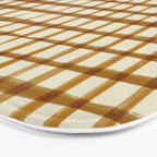 Spring Cottage Gingham - Vintage Yellow Bath Mat Gallery Image 3