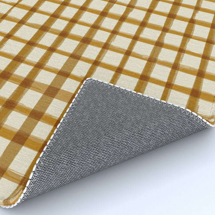 Spring Cottage Gingham - Vintage Yellow Rug Gallery Image 4