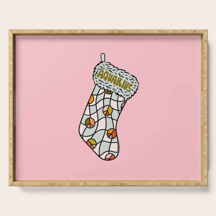 Aquarius Stocking Serving Tray Gallery Image 1