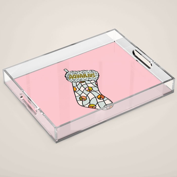 Aquarius Stocking Acrylic Tray Gallery Image 1
