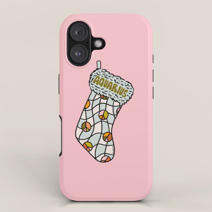 Aquarius Stocking iPhone Case Gallery Image 1