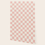Checkered (Pink Cream) Wallpaper Gallery Image 2
