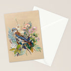 Floral Falcon Garden Stationery Card Gallery Image 2
