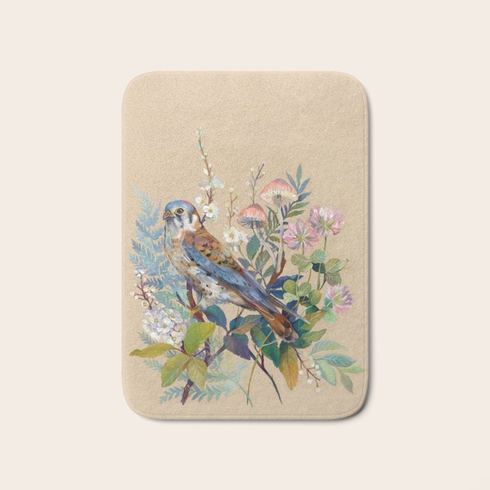 Floral Falcon Garden Bath Mat Gallery Image 1