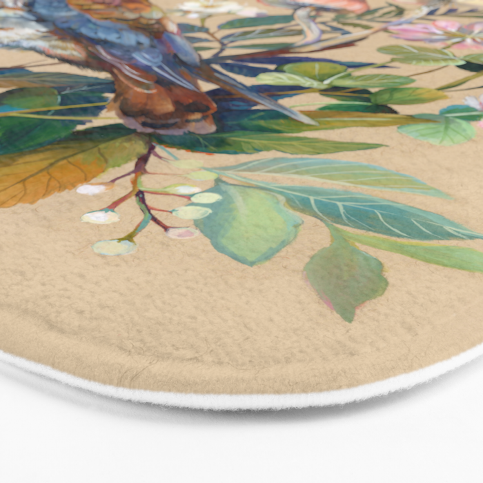 Floral Falcon Garden Bath Mat Gallery Image 3