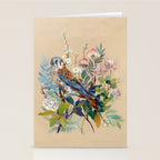 Floral Falcon Garden Stationery Card Gallery Image 2