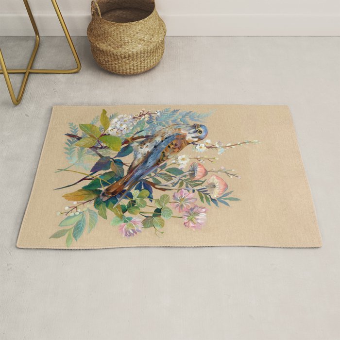 Floral Falcon Garden Rug Gallery Image 1