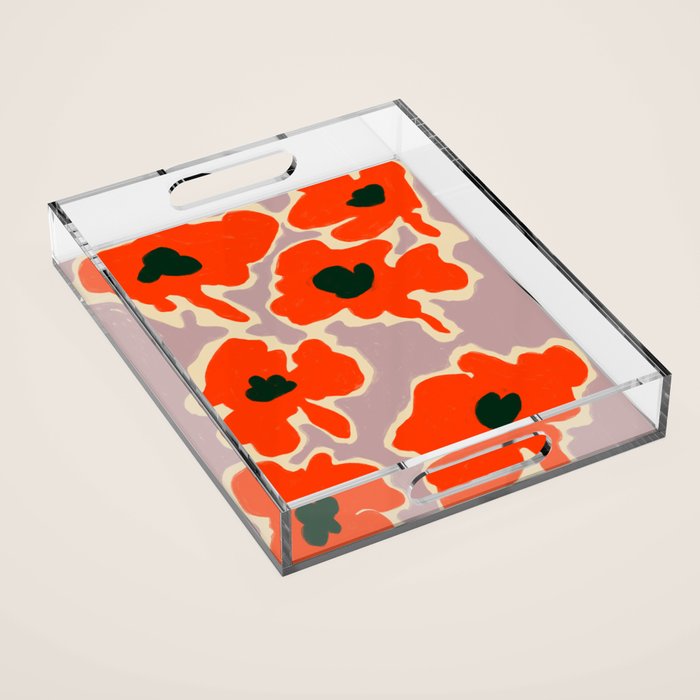 POPPY Acrylic Tray Gallery Image 1