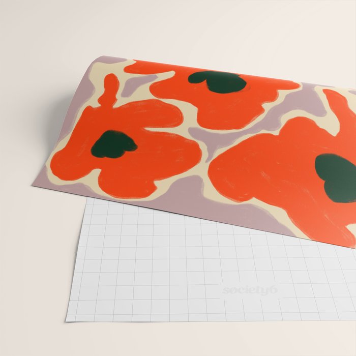 POPPY Wrapping Paper Gallery Image 2