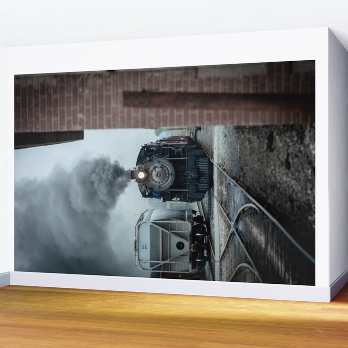 Strasburg Railroad Steam Engine #90 Vintage Train Locomotive Pennsylvania Wall Mural Gallery Image 2