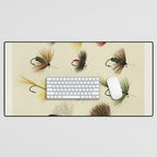 Hackles - Flies - Fly Fishing Lure Desk Mat Gallery Image 1