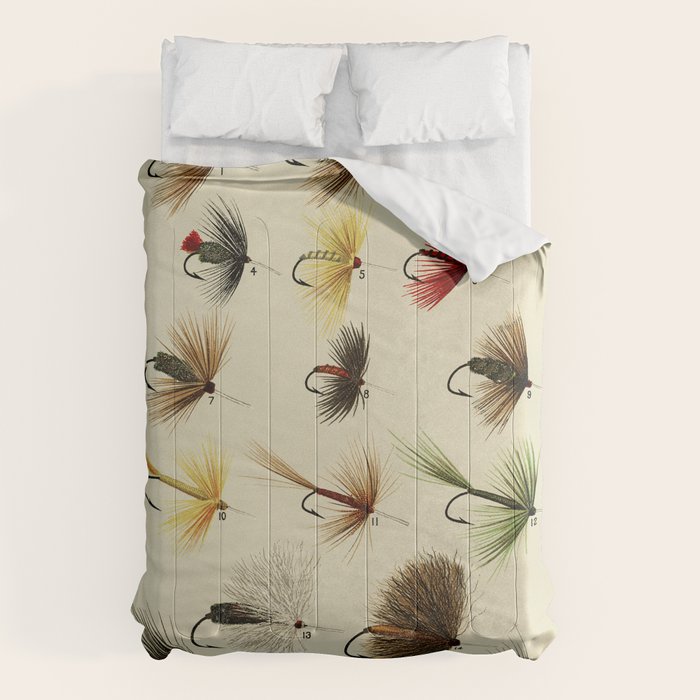 Hackles - Flies - Fly Fishing Lure Comforter Gallery Image 1