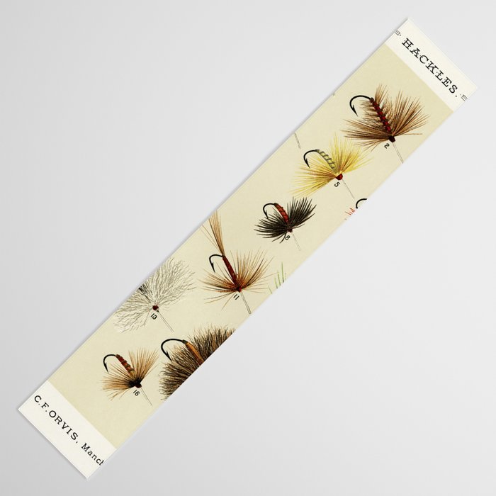 Hackles - Flies - Fly Fishing Lure Table Runner Gallery Image 3