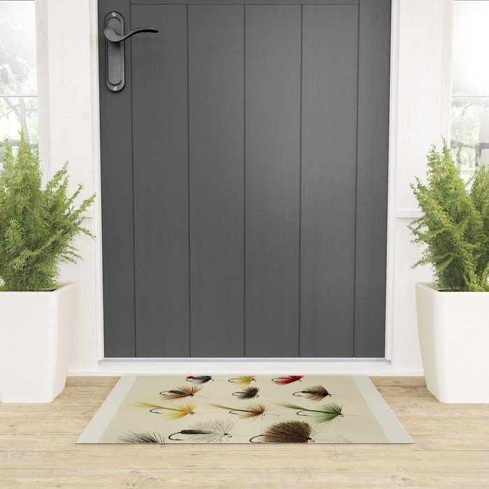 Hackles - Flies - Fly Fishing Lure Welcome Mat Gallery Image 3