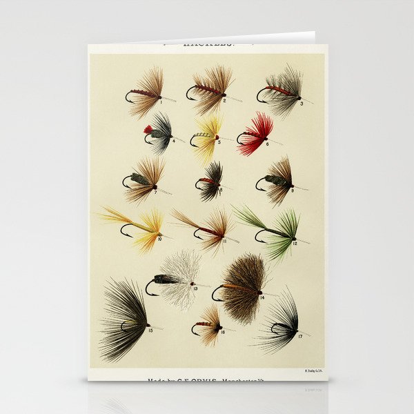 Hackles - Flies - Fly Fishing Lure Stationery Card Gallery Image 2