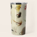 Hackles - Flies - Fly Fishing Lure Travel Mug Gallery Image 1