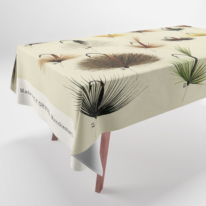 Hackles - Flies - Fly Fishing Lure Tablecloth Gallery Image 1