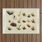 Hackles - Flies - Fly Fishing Lure Outdoor Rug Gallery Image 1