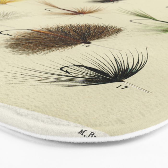 Hackles - Flies - Fly Fishing Lure Bath Mat Gallery Image 3
