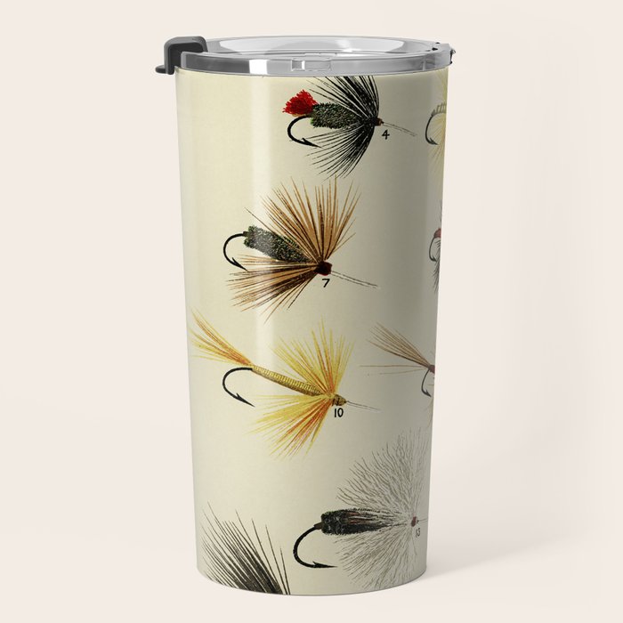 Hackles - Flies - Fly Fishing Lure Travel Mug Gallery Image 3