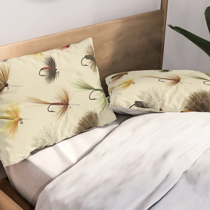 Hackles - Flies - Fly Fishing Lure Pillow Sham Gallery Image 2