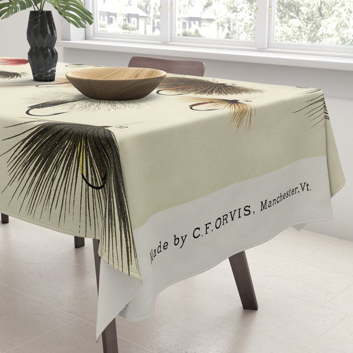 Hackles - Flies - Fly Fishing Lure Tablecloth Gallery Image 3