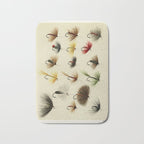 Hackles - Flies - Fly Fishing Lure Bath Mat Gallery Image 1