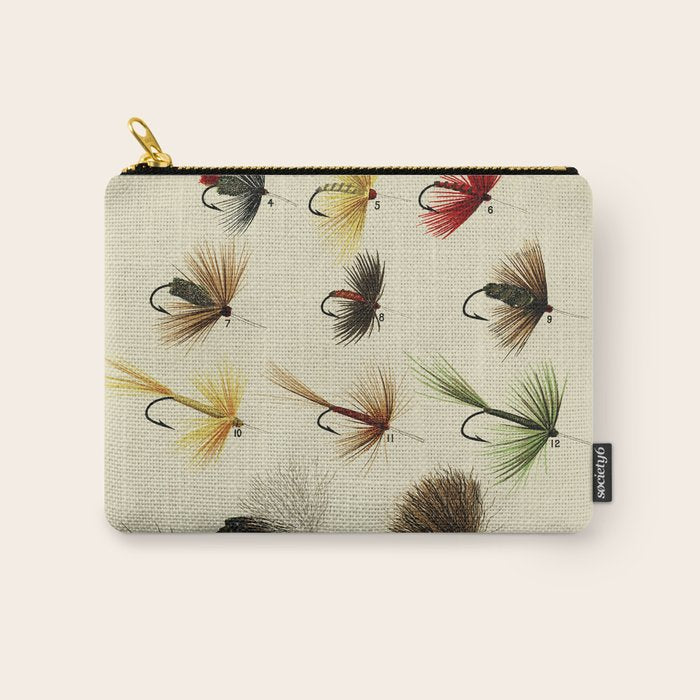 Hackles - Flies - Fly Fishing Lure Carry All Pouch Gallery Image 1