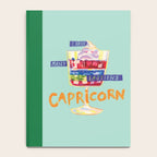 Capricorn Feelings in Pastel Green | Zodiac Series Notebook Gallery Image 4