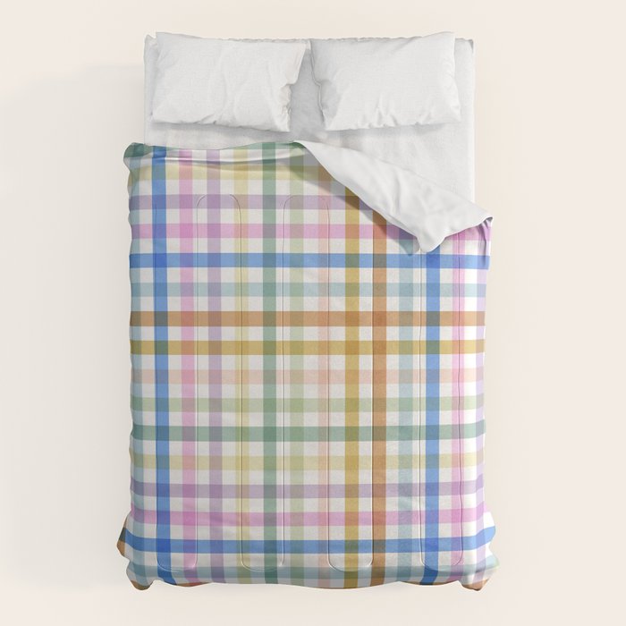 Rainbow Check Bliss Comforter Gallery Image 6