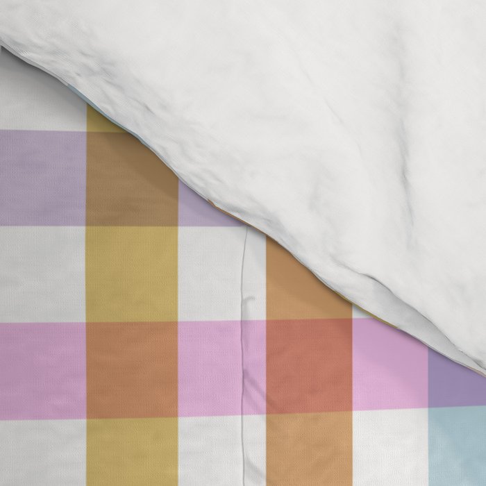 Rainbow Check Bliss Comforter Gallery Image 4