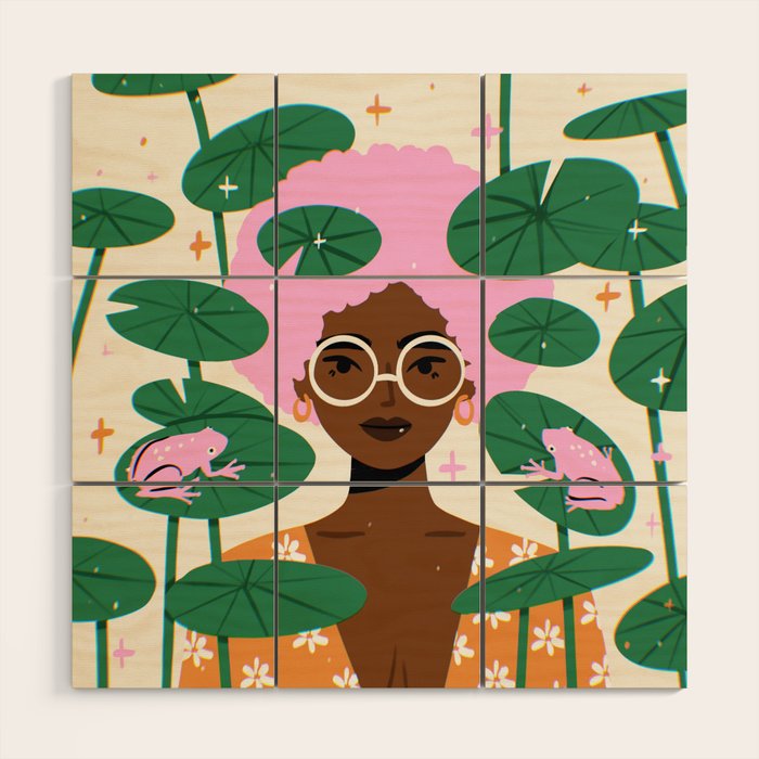 Among The Lily Pads Wood Wall Art Gallery Image 1