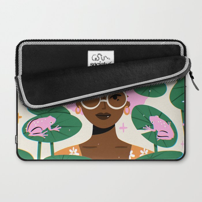 Among The Lily Pads Laptop Sleeve Gallery Image 2
