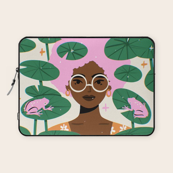 Among The Lily Pads Laptop Sleeve Gallery Image 1