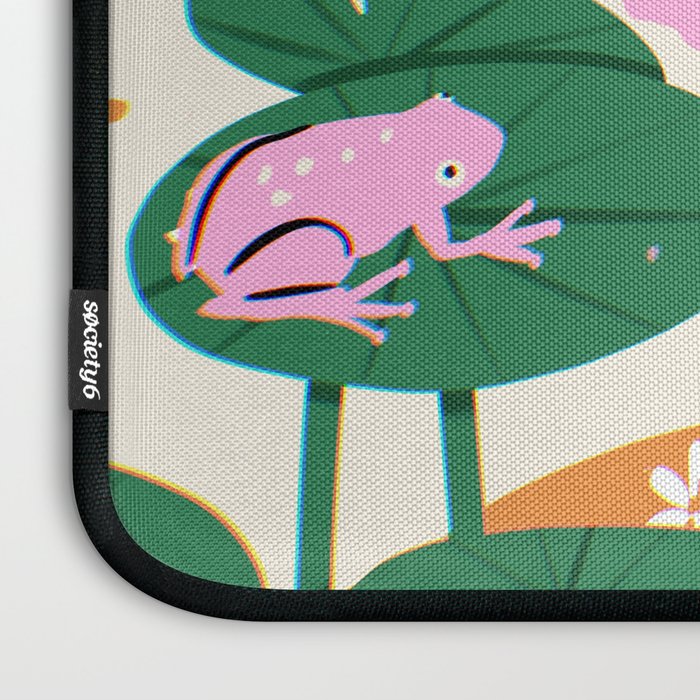 Among The Lily Pads Laptop Sleeve Gallery Image 3