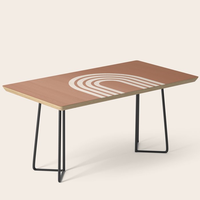 Woodblock arch terracotta Coffee Table Gallery Image 1
