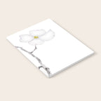 white dogwood flower watercolor Notebook Gallery Image 2