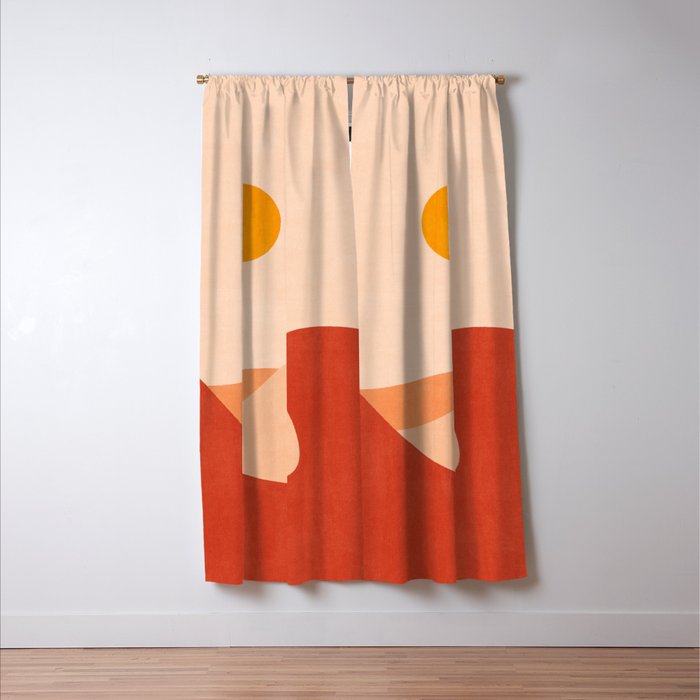 LANDSHAPES - Desert - day Window Curtain Gallery Image 3