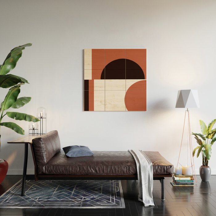 Geometrical #4 Wood Wall Art Gallery Image 2